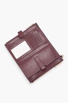 Jet Set Metallic Logo Jacquard Wristlet