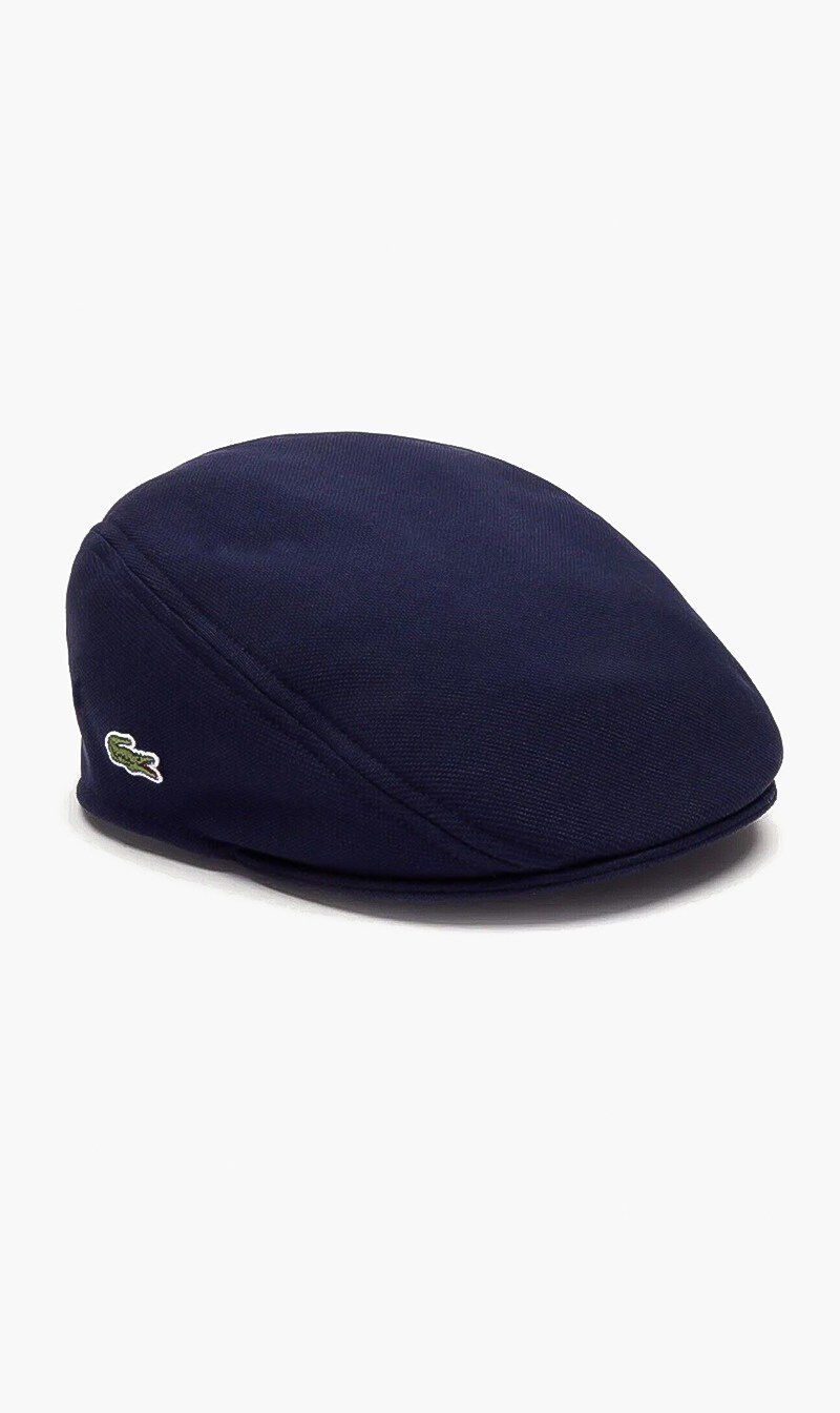Buy LACOSTE Croc Logo Cotton Flat Cap for SAR 225.00 The Deal Outlet