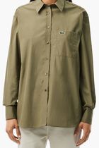 Oversized Fit Cotton Poplin Shirt