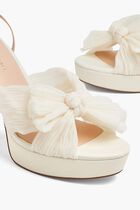 NATALIA PEARL PLATFORM BOW HEEL