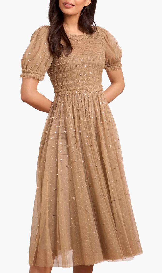 Sequin Giselle Smocked Ballerina Dress