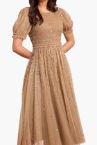 Sequin Giselle Smocked Ballerina Dress