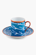 Lagon Coffee Cup & Saucer Blue