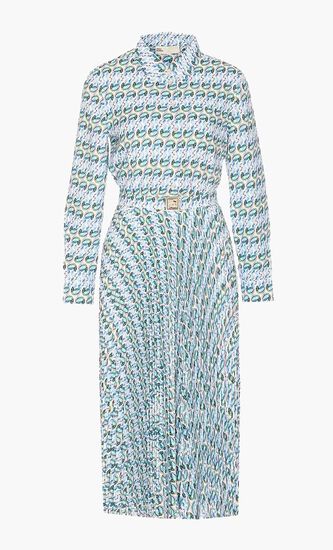 PRINTED TWILL DRESS