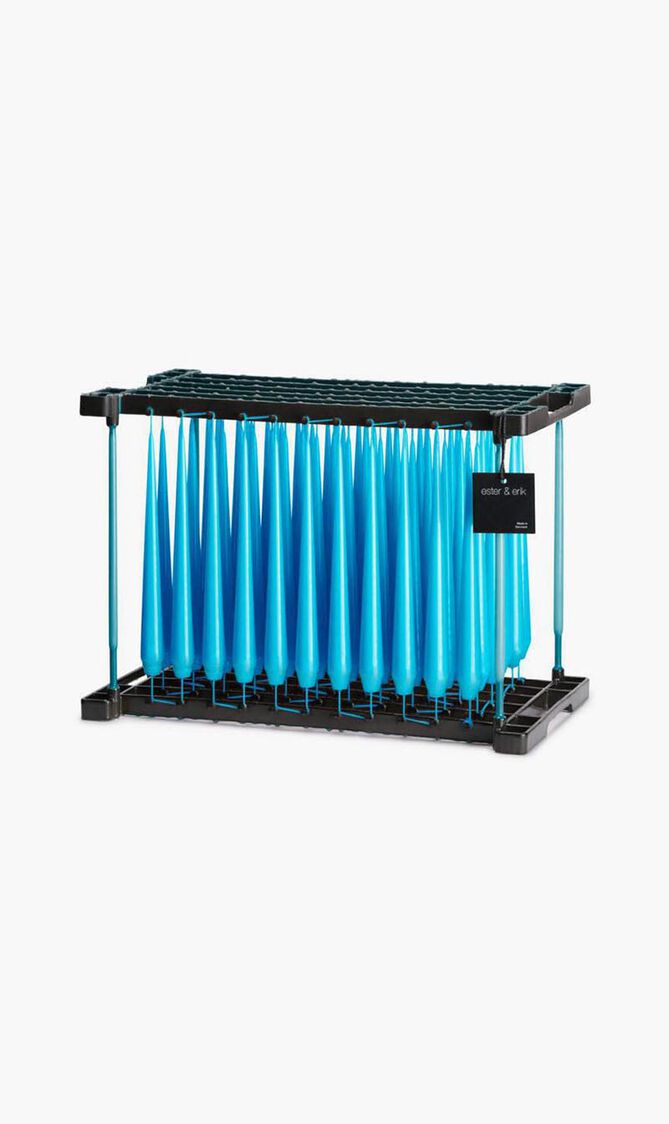 ERE TAPER CANDLES TURQUOISE GREEN, DARK