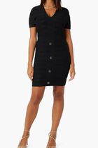 Marciano Boucle Mini Sweater Dress