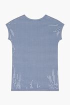 Girls Blue Sequin Dress