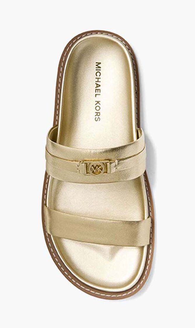 Mandy Metallic Leather Sandals