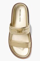 Mandy Metallic Leather Sandals