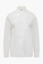 OW EMB HEAVYCOT COLLAR SHIR WHITE WHITE