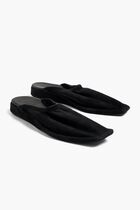 Suede Mules