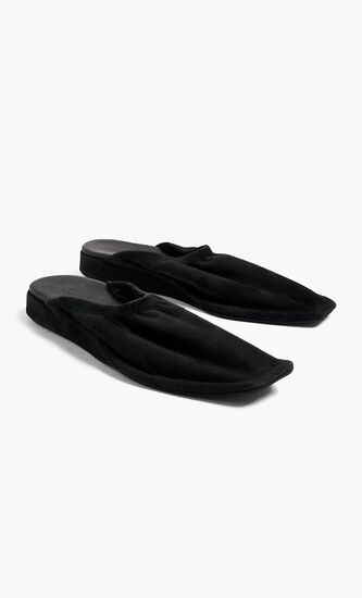 Suede Mules