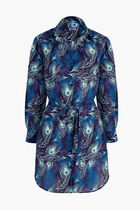 Cotton Printed Shirt Dress