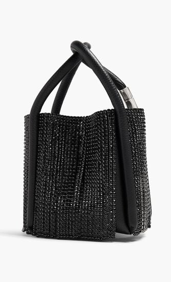 Lotus 12 Crystal Flapper Bag