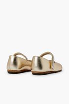 SINGLE STRAP SWAROVSKI CRYSTAL EMBELLISHED BALLERINA