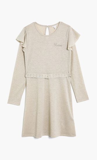 Lurex SS Midi Dress