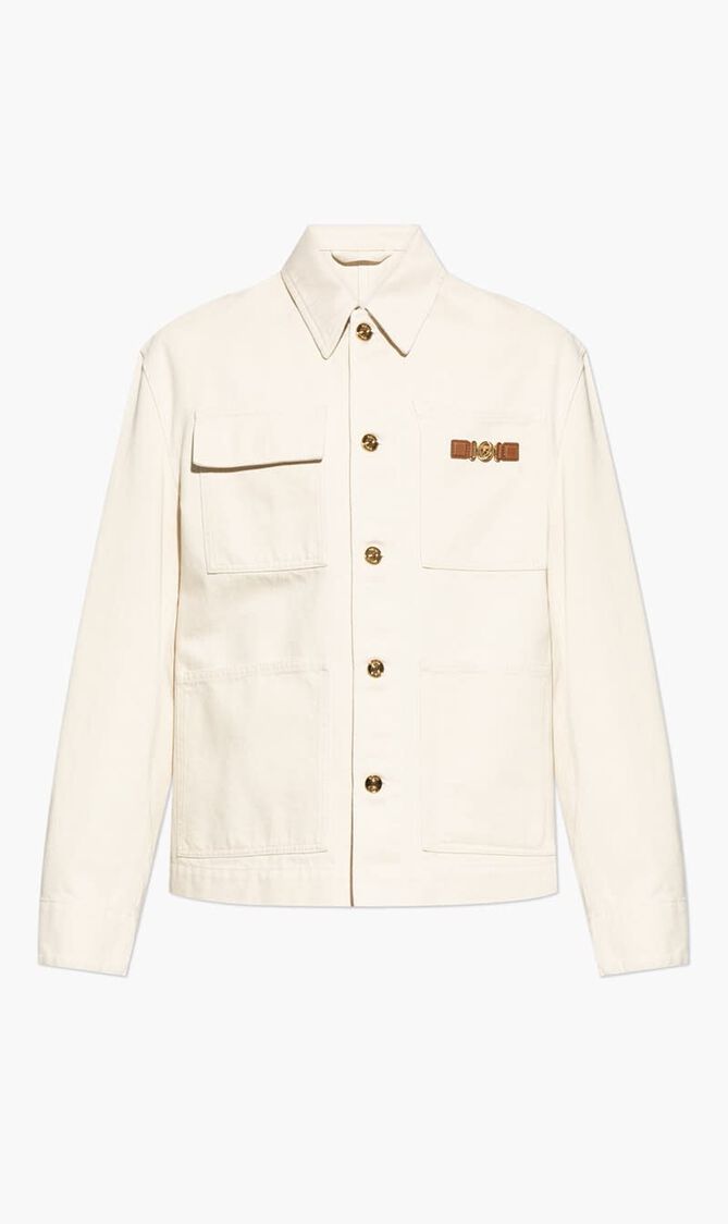 BLOUSON DENIM DENIM ECRU STOP RINSED