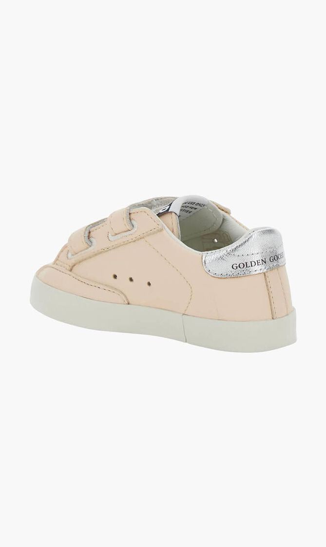 BABY SCHOOL NAPPA UPPER LAMINATED STAR AND HEEL