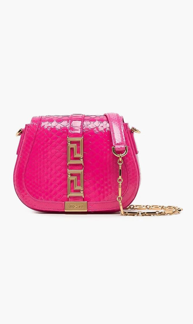 BAG GRECA GODDESS SMALL SHOULDER PYTHON