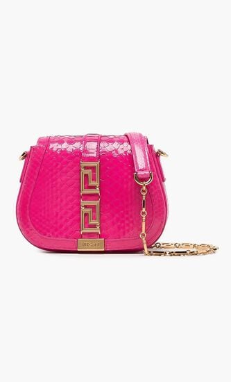 BAG GRECA GODDESS SMALL SHOULDER PYTHON