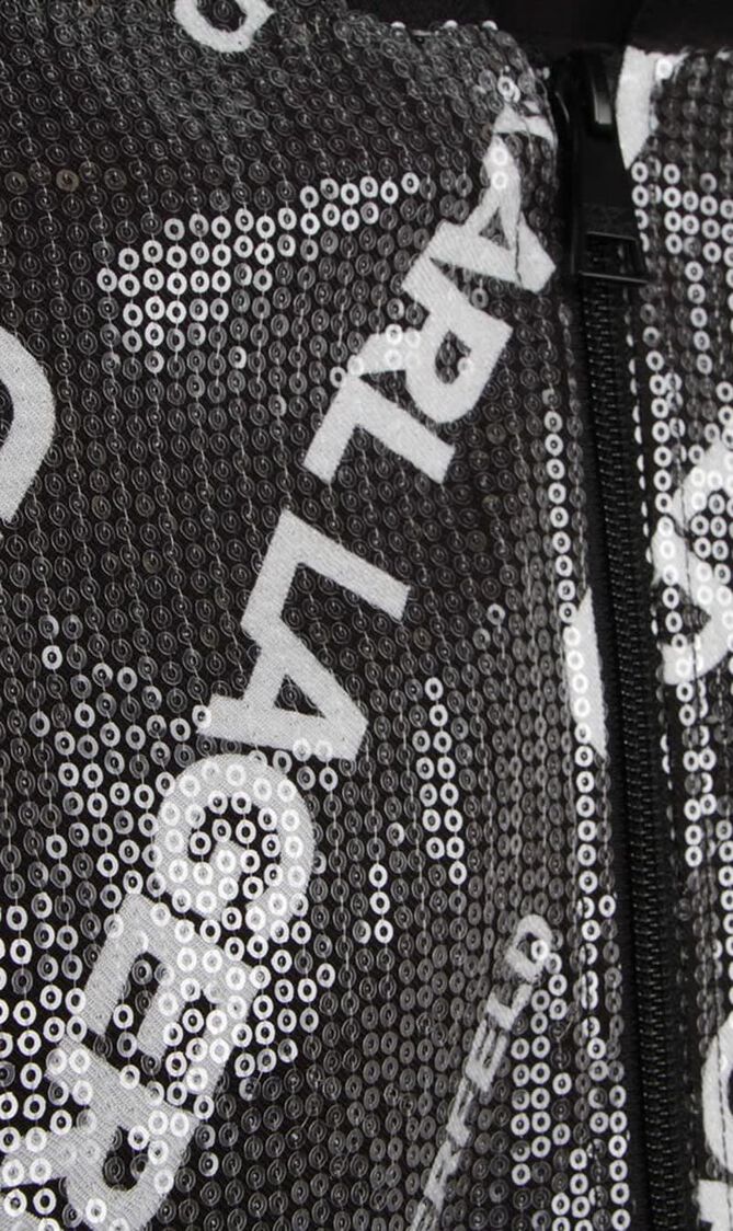 Sequin Bomber Jacket