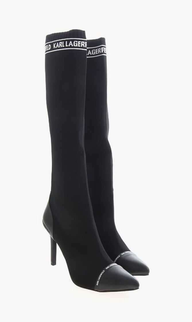 PANDORA HI LEG KNIT BOOTBLACK KNIT TEXTILE PANDORA HI LEG KNIT BOOTBLACK KNIT TEXTILE