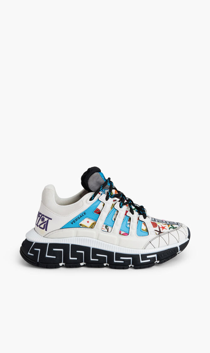 SNEAKERS-MIX TESSUTI+TESS.ST.TRESOR DE LA MER