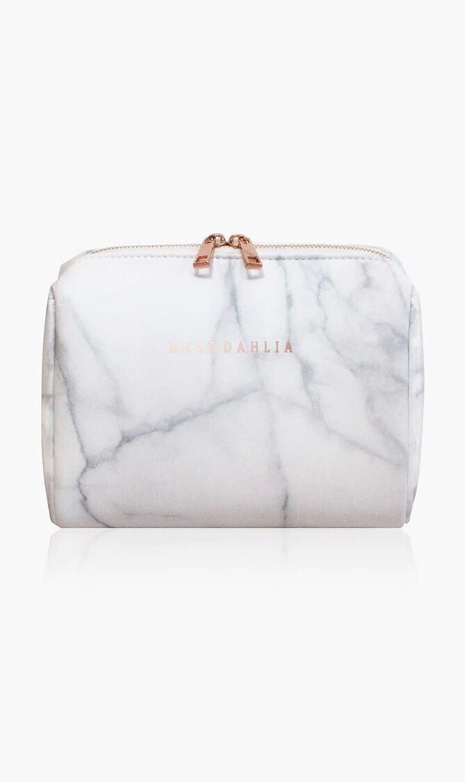 SIGNATURE MARBLE MAKEUP POUCH