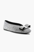 crystal-embellished ballet flat