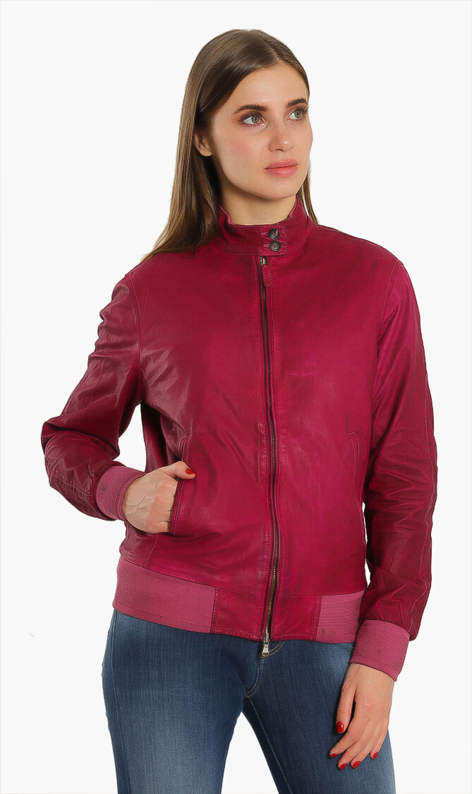 Buy JACOB COHEN Leather Jacket for AED 795.00 The Deal Outlet