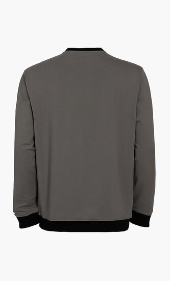 Slim Fit Cotton Sweatshirt
