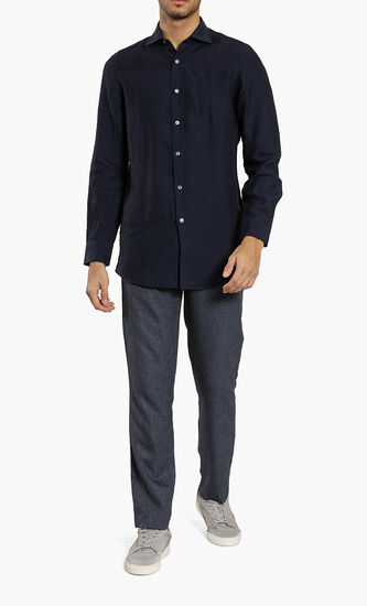 Regular Fit Linen Shirt