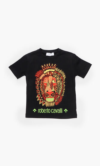 Lion Print Jersey T-shirt