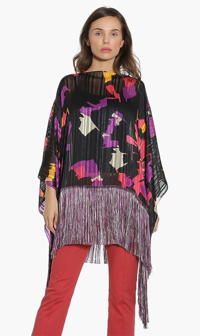 Sapiente Printed Poncho