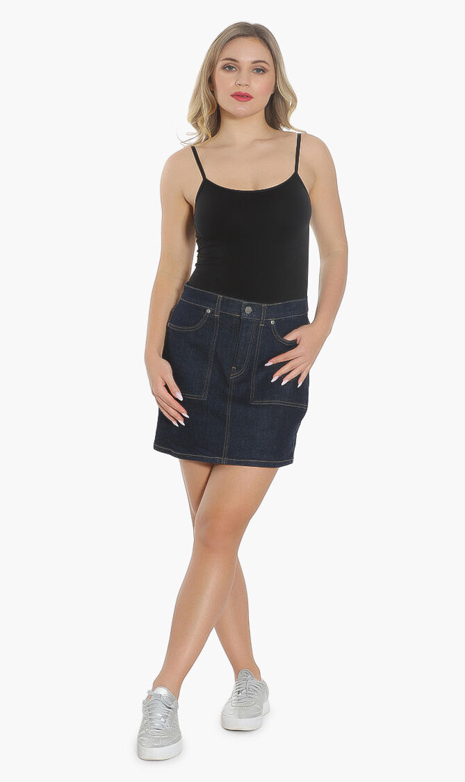 Buy Dua Lipa x Pepe Jeans Mia Regular Fit Skirt for AED 115.00 | The Deal  Outlet AE