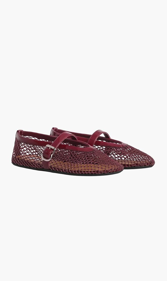 Fishnet Ballet Flats