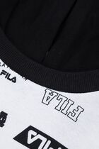 Contrast Hood Sweatshirt