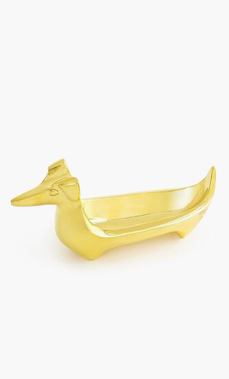 Brass Dachshund Ring Bowl