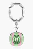 Octagon Cut Key Ring