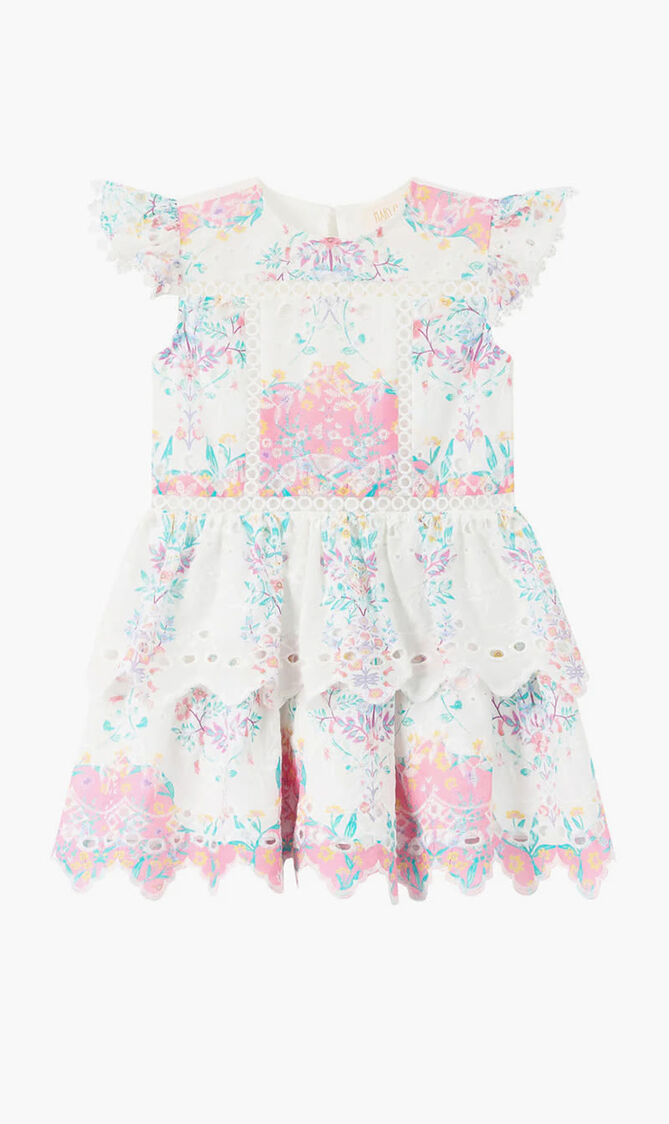 Gracie Embroidered Mini Dress