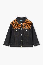 Leopard Print Denim Jacket