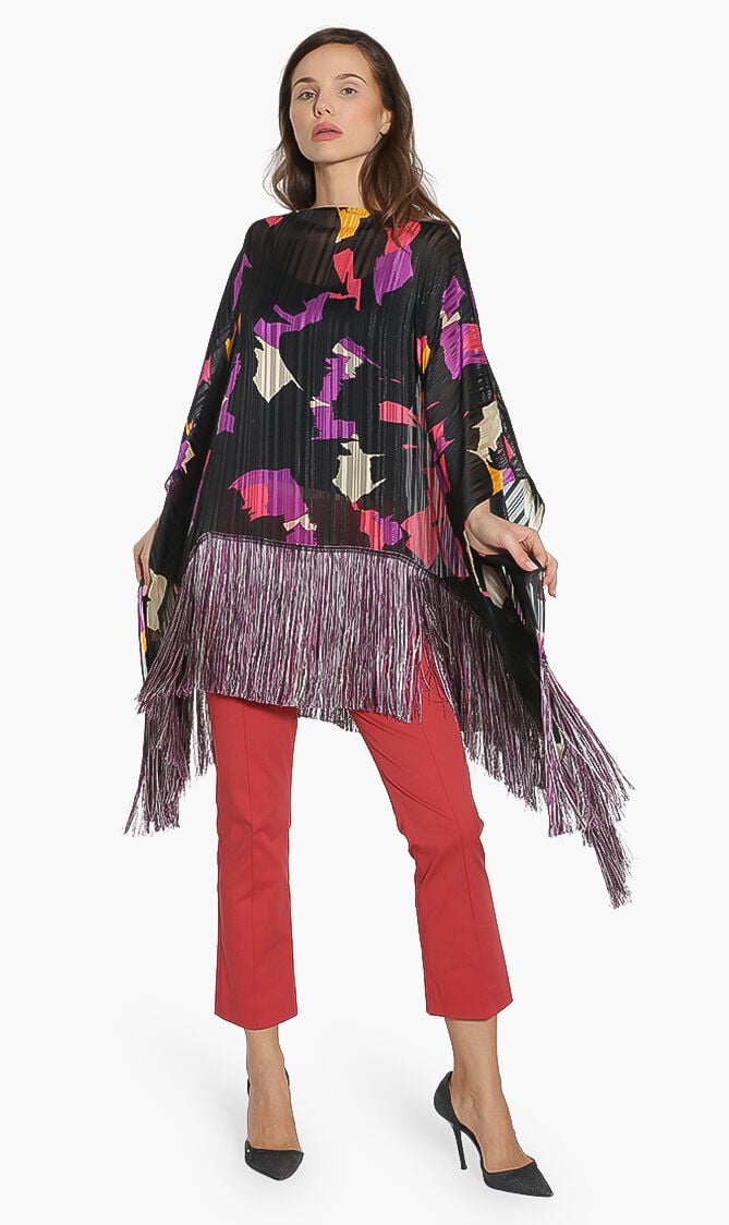 Sapiente Printed Poncho