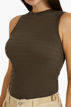 Denisa Striped Jersey Top