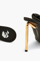 WOOL BOW HIGH GOLD ALLEN MULE BLACK GOLD