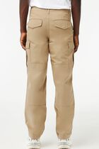 Straight Fit Cotton Cargo Pants