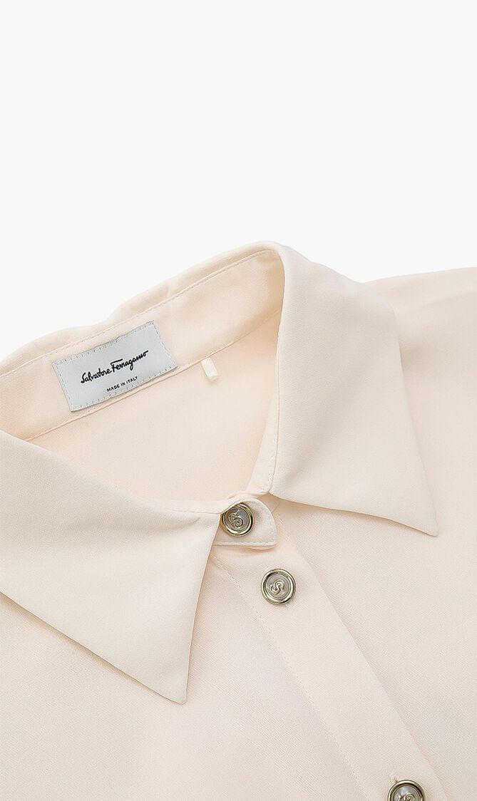 Silk Georgette Long Sleeves Shirt