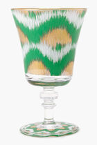 Ikat Drinking Glass