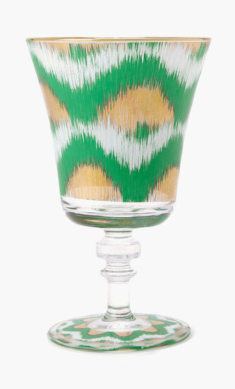 Ikat Drinking Glass