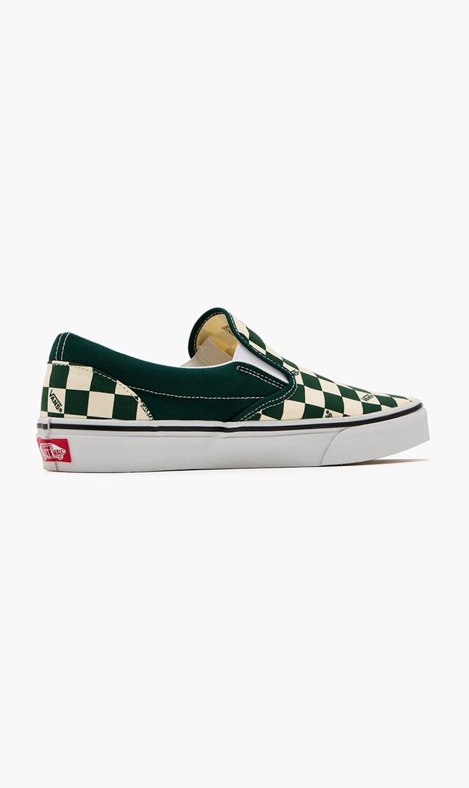 Classic Checkerboard Slip On Sneakers