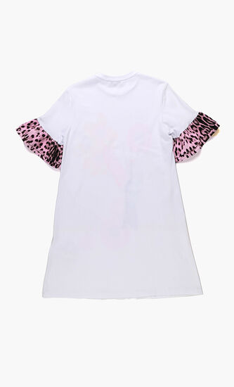 Sequins Floral Print Dress